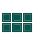 Classic glassbrikke 6 stk emerald