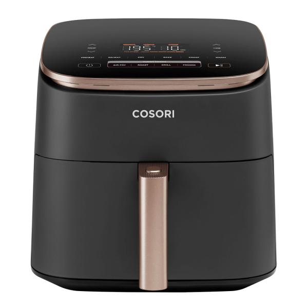 Turbo Blaze airfryer 6L mørk grå/rosegull