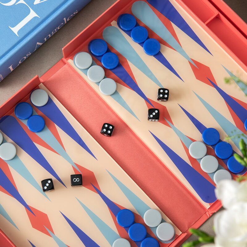 Classic art of backgammon spill oransje