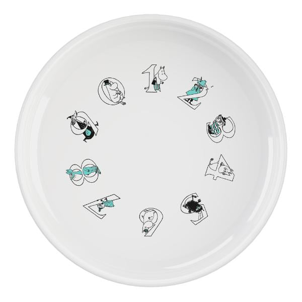 Moomin ABC dyp tallerken 15 cm turqouise