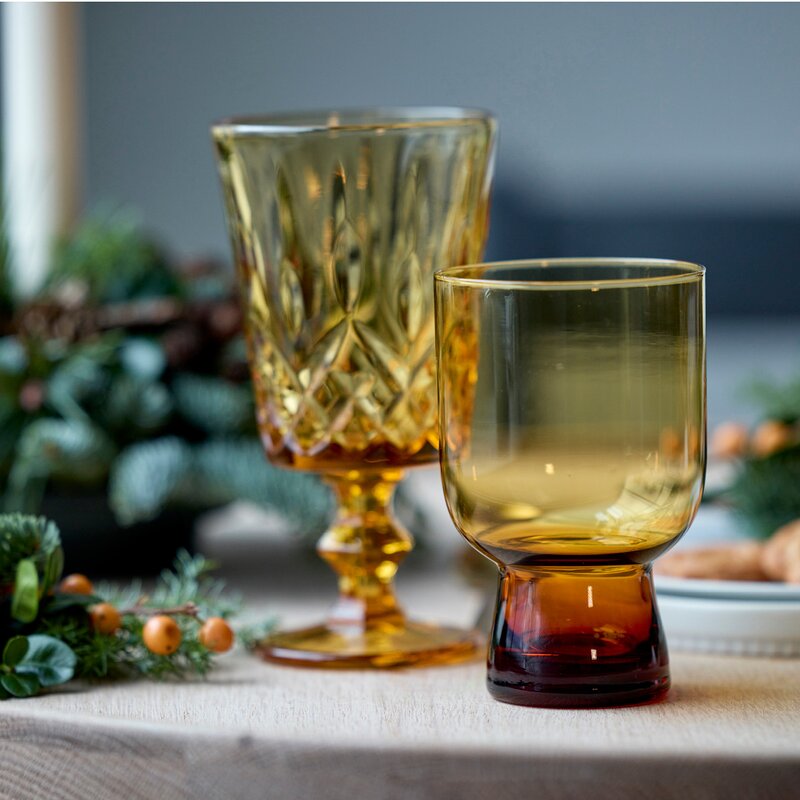 Sorrento vannglass 30 cl 4 stk amber