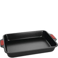 Bake It langpanne 33 x 23 cm svart/rød