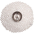 Dahlia spisebrikke 36 cm metall