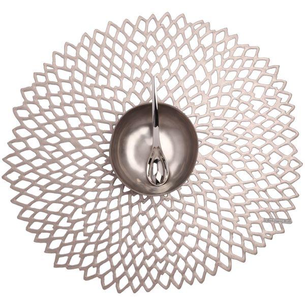 Dahlia spisebrikke 36 cm metall