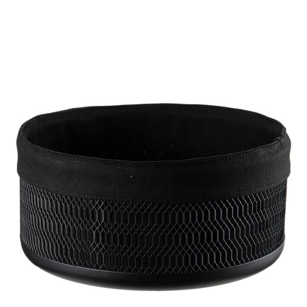 Lundi brødkurv 23 cm netting svart