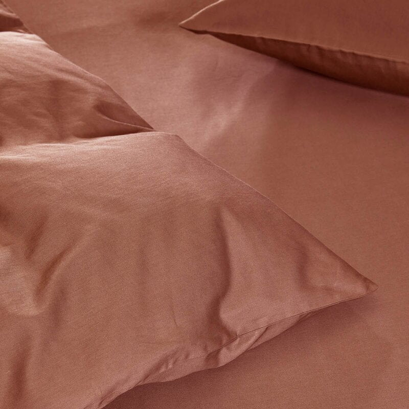 Harmoni sengetøy 140x200 cm dus terracotta