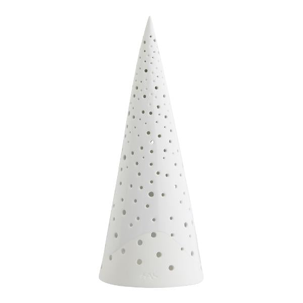 Nobili juletre 30 cm snehvit