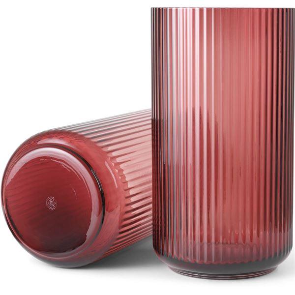Vase h38 cm burgundy