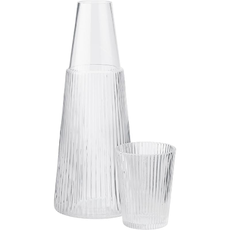 Pilastro karaffel med glass 1L clear