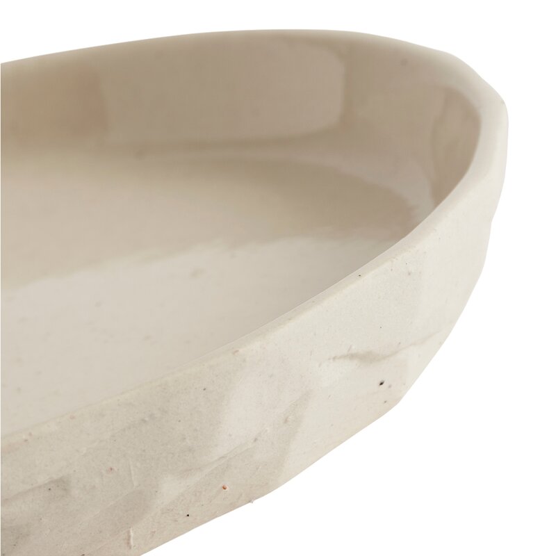 Kuri desserttallerken 16 cm 2 stk beige