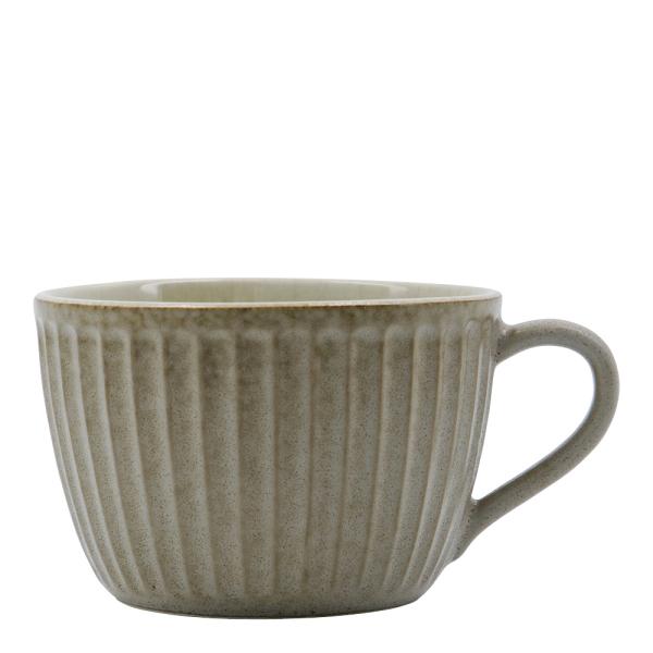 Pleat kopp 10,5 cm grå/brun