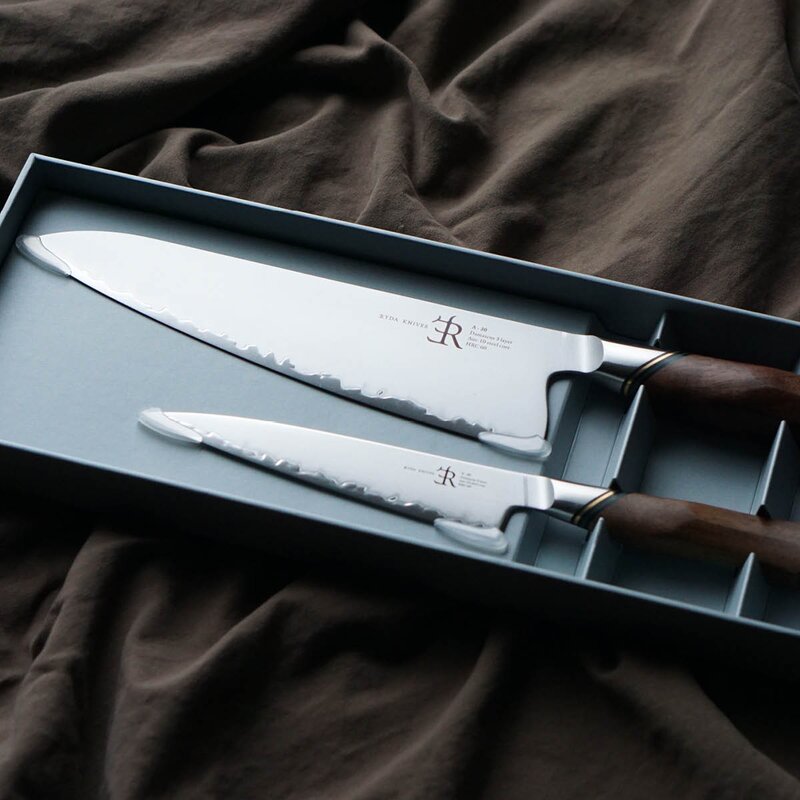 Ryda Knives A30 gavesett med kokkekniv & universalkniv