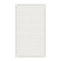 Åttebladrose bordduk 150x260 cm beige