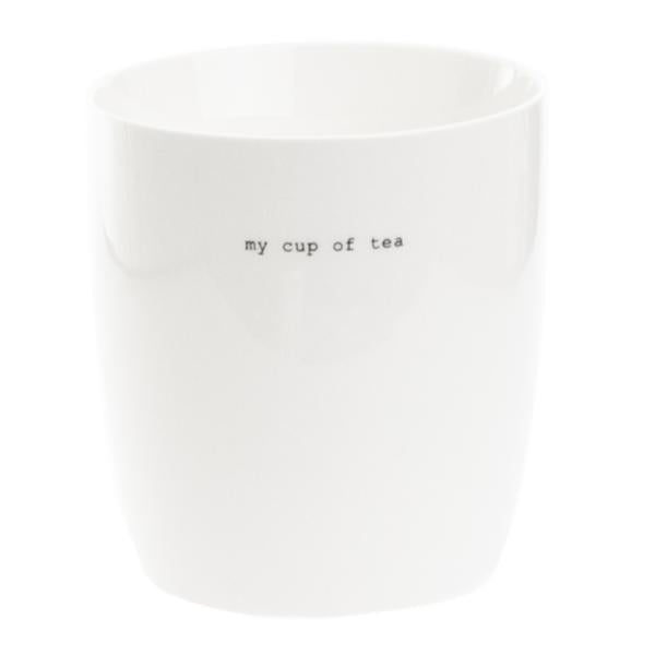 Krus big my cup of tea 45 cl hvit