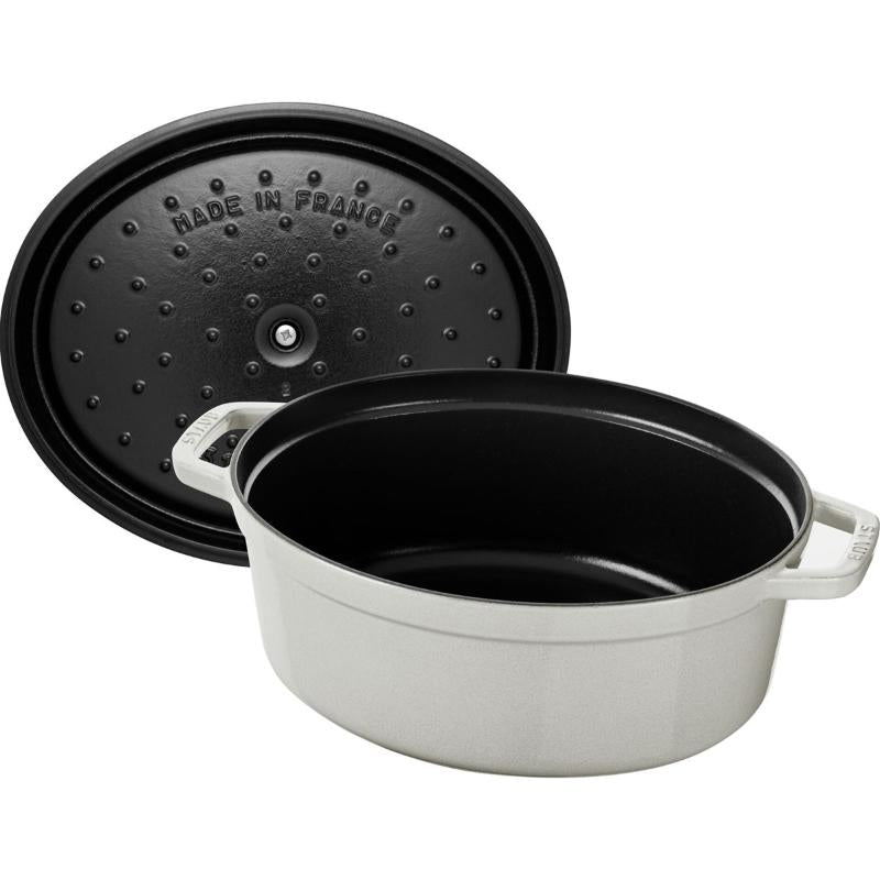 La Cocotte oval gryte 29 cm 4,2L hvit