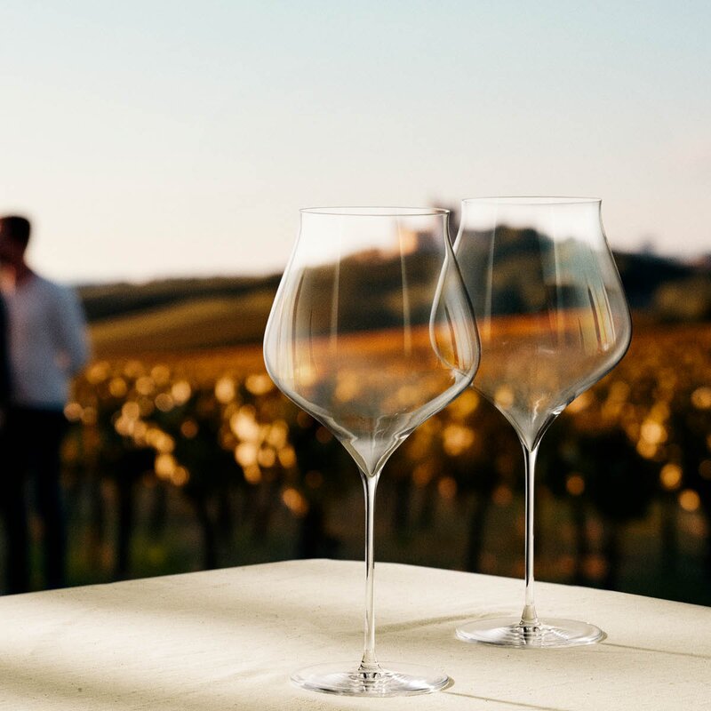 Notes bourgogneglass 94 cl 2 stk klar