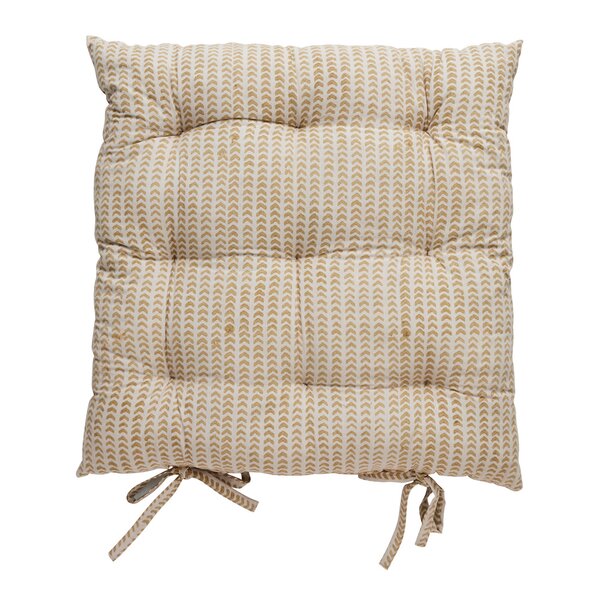 Ivenne sittepute 45x45 cm oker