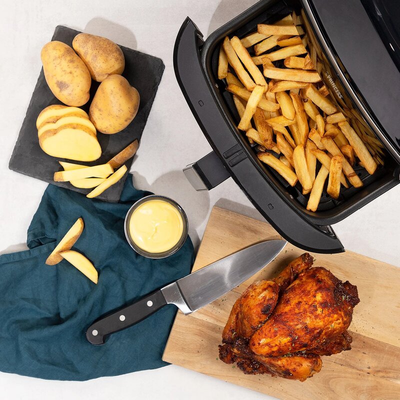 2 in 1 182080 airfryer med dampfunksjon 6,5L