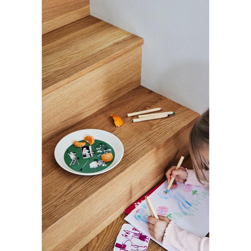 Asjettsett 19 cm tegning og jul