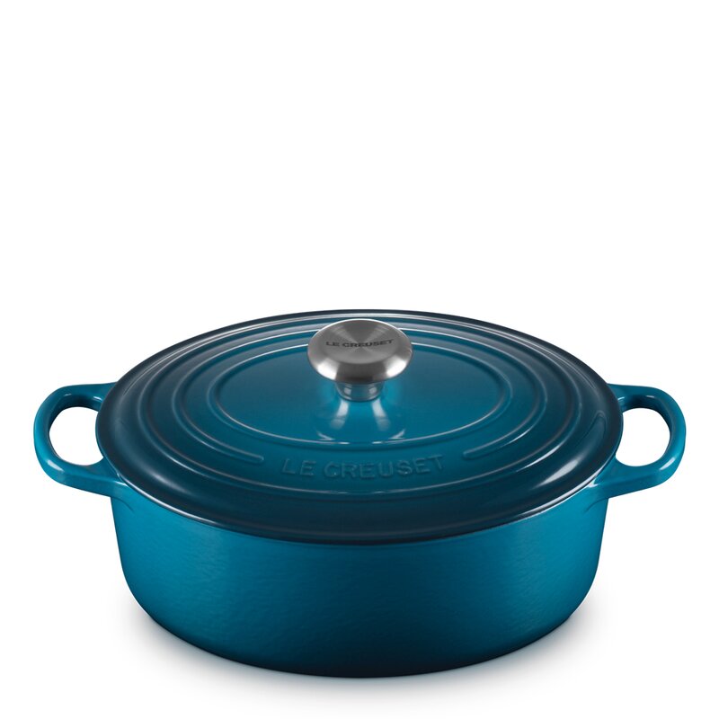 Oval gryte 4,1L deep teal