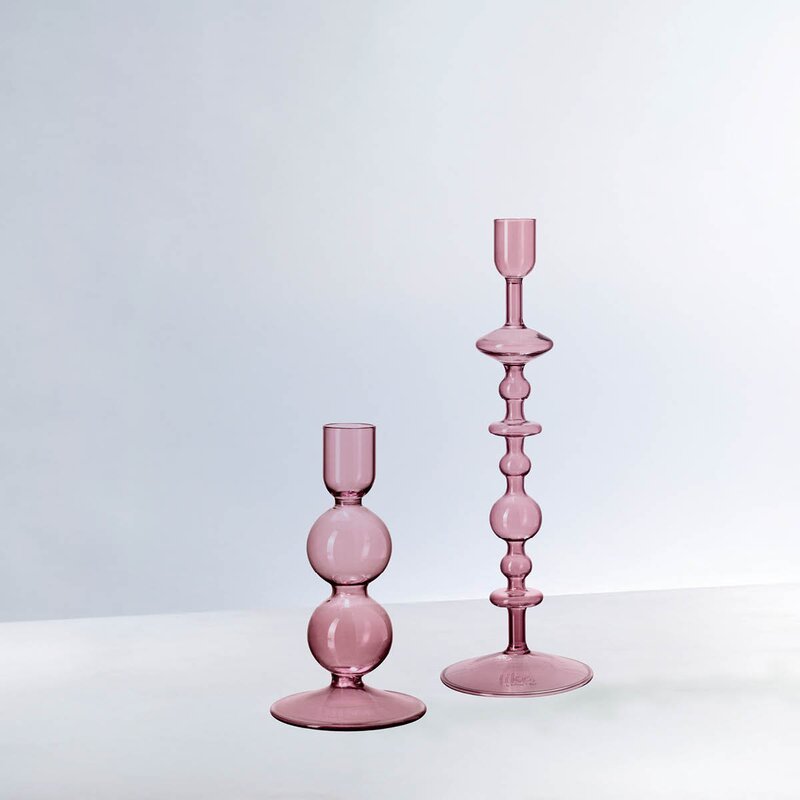 Like Home lysestake 27 cm grape