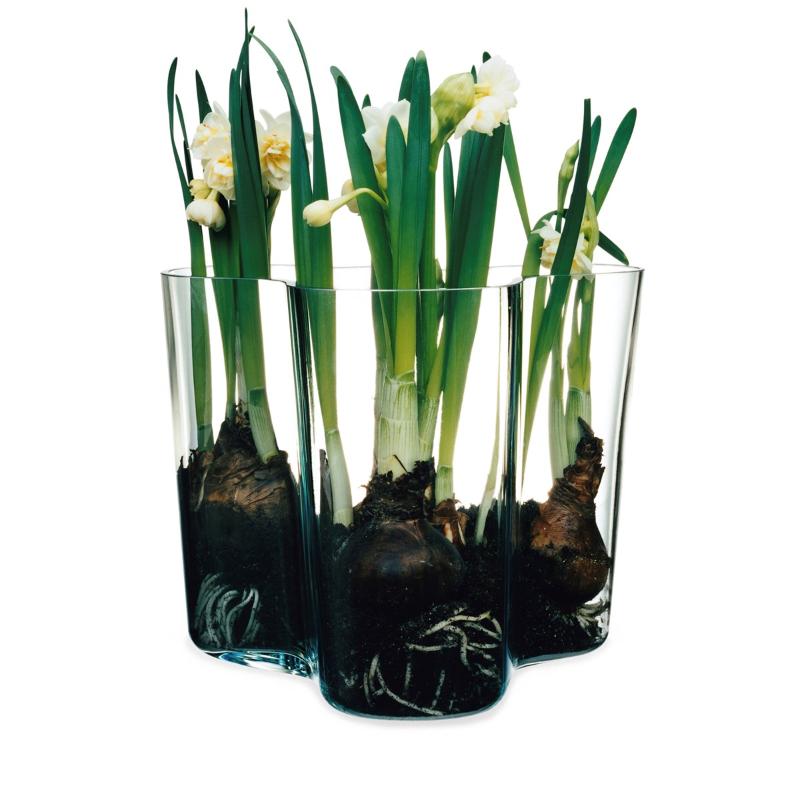 Alvar Aalto vase sett 2 stk 9,5 + 16 cm klar