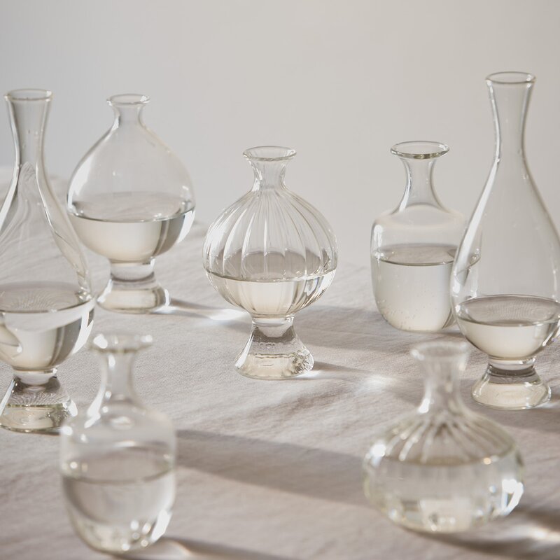 Como ripple vase 13 cm klar
