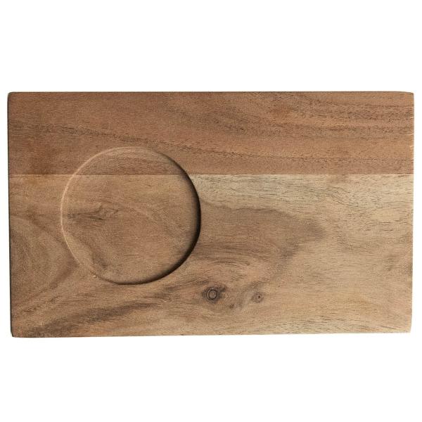 Coasterasjett 23x14 cm akasie tre
