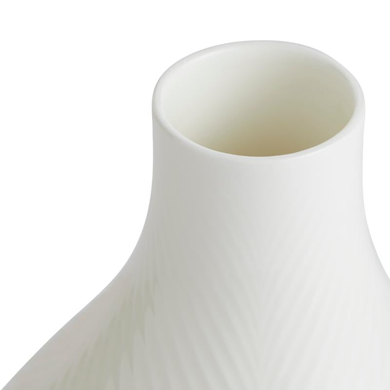 White Folia pærevase 23 cm