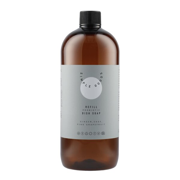 Grapefruit refill oppvasksåpe 1000 ml lys blå