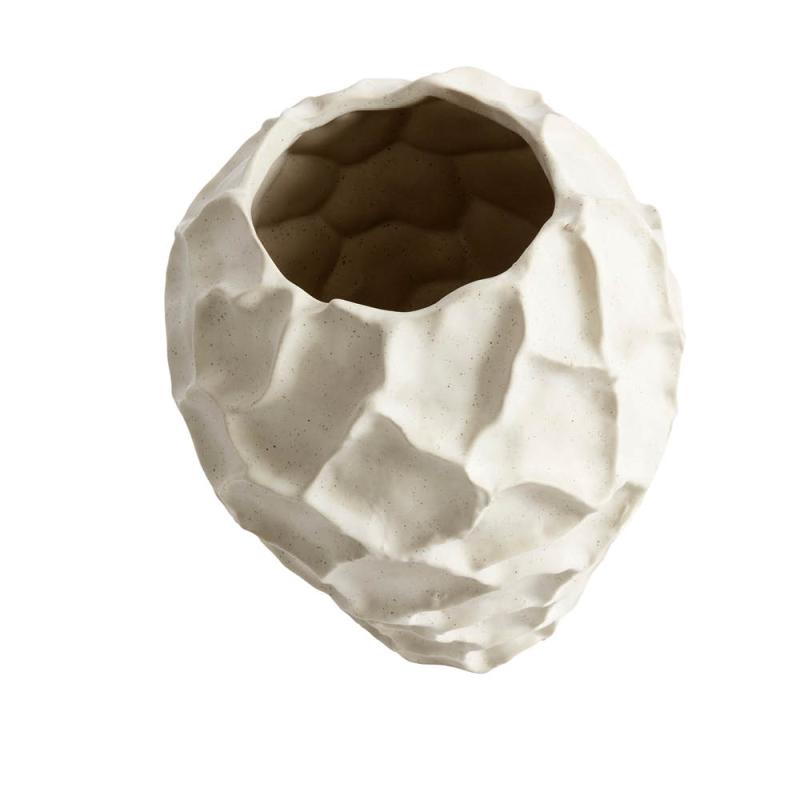 Soil vase 21,5 cm vanilje