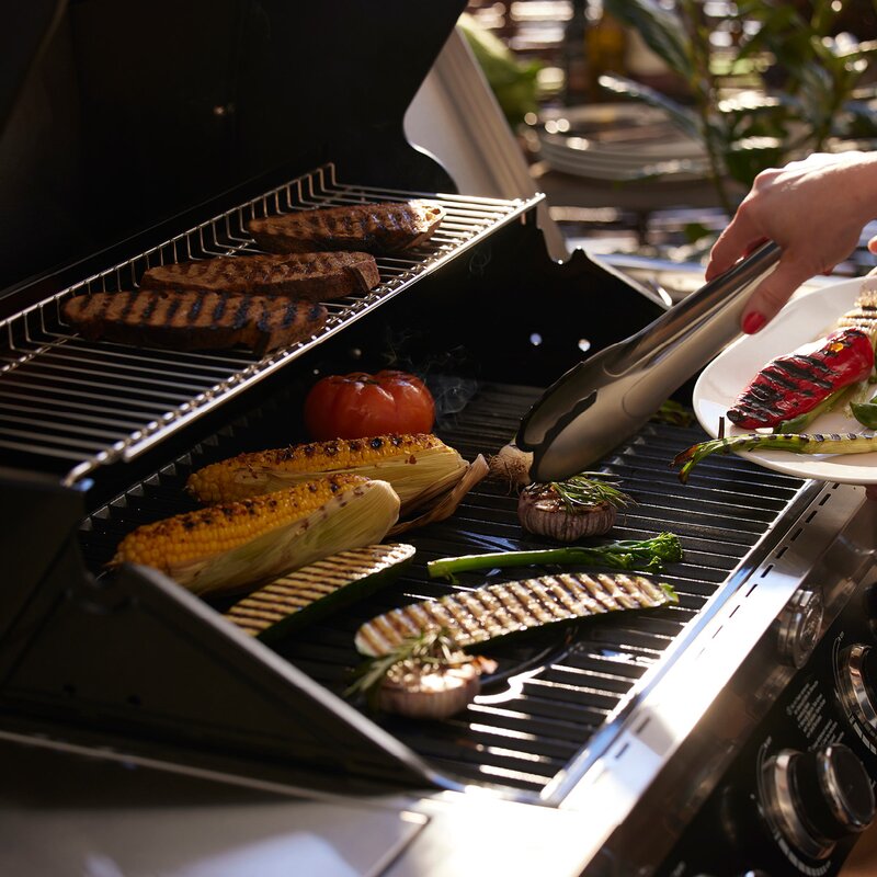 Videro G4-S Vario+ gassgrill 20500W svart