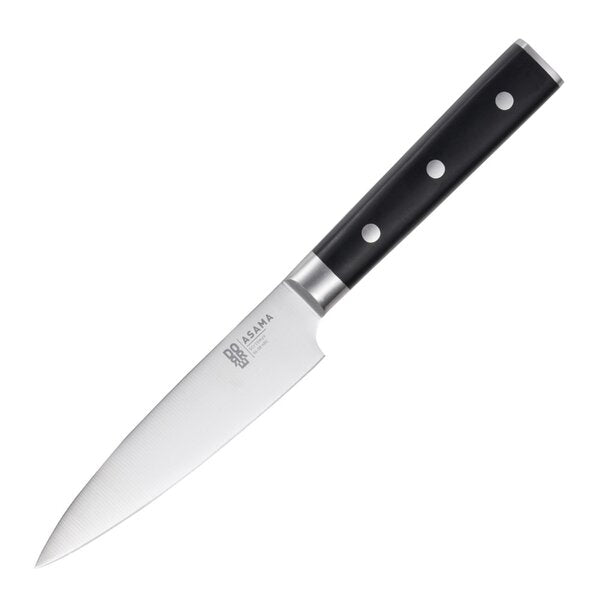 Asama universalkniv 13 cm svart/sølv