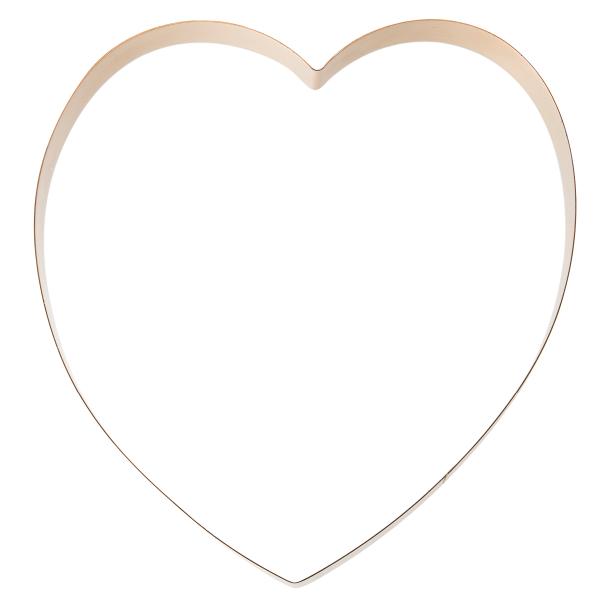bAYk pepperkakeform hjerte 18 cm kobber