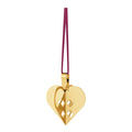 Jul 2025 ornament hjerte messing
