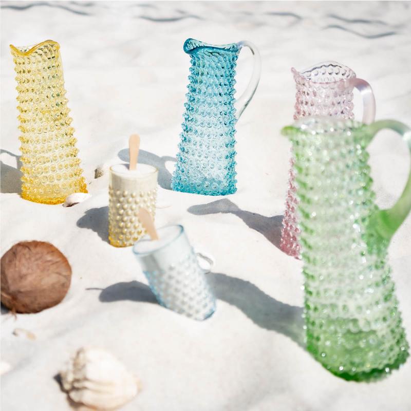 Hobnail karaffel 1L citrine