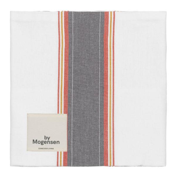 Tøyserviett 55x55 cm large stripes hvit