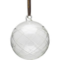 Lux dekorkule 12 cm klar