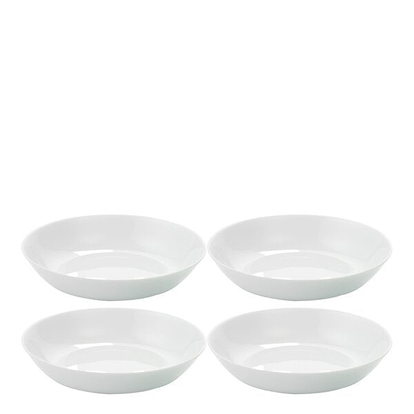 Atelier tallerken 21 cm 4 stk super white