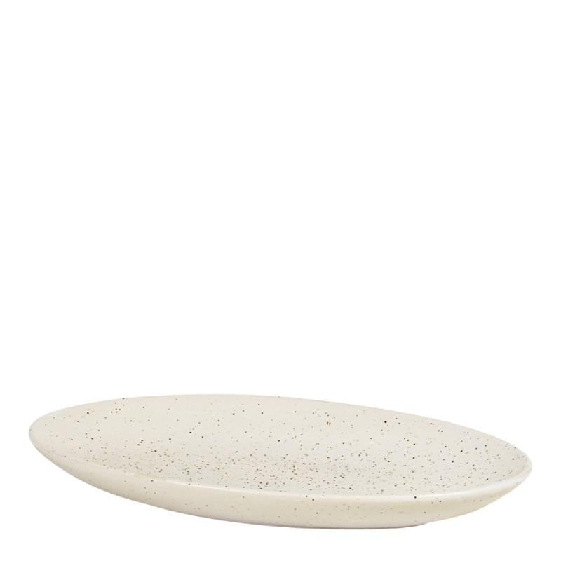 Nordic Vanilla ovalt fat 13,6x22 cm kremhvit