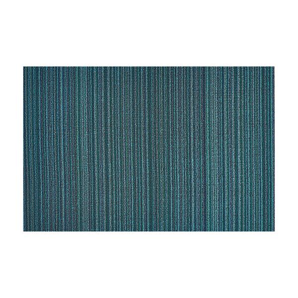 Skinny Stripe dørmatte 46x71 cm turquoise