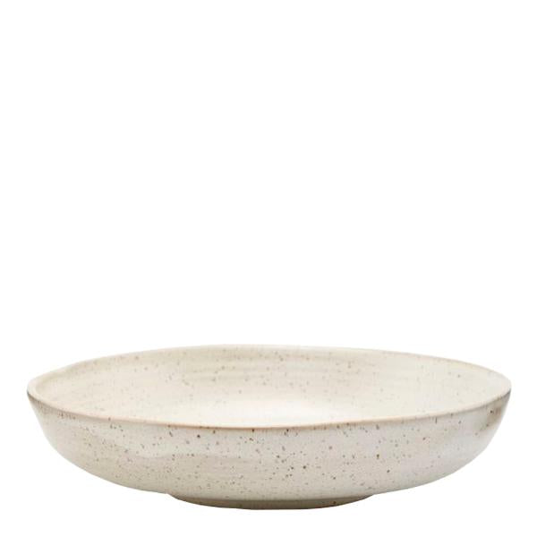 Pion skål 19 cm grå/hvit