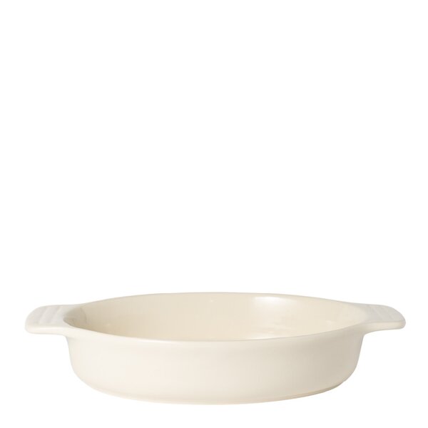 Classic ildfast form 33,5x21 cm oval hvit
