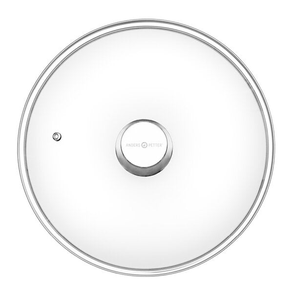 Classic glasslokk 28 cm klar/blank