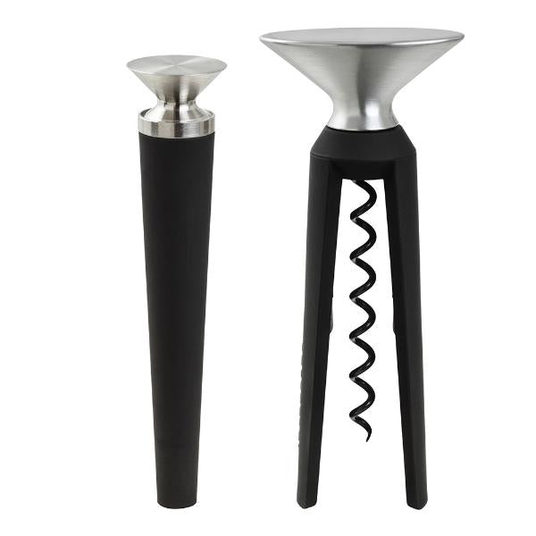 Grand Cru Barware åpner og korketrekker svart
