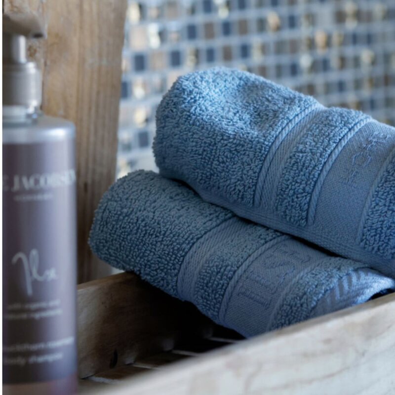 Bath Collection vaskeklut 30x30 cm 4 stk powder blue