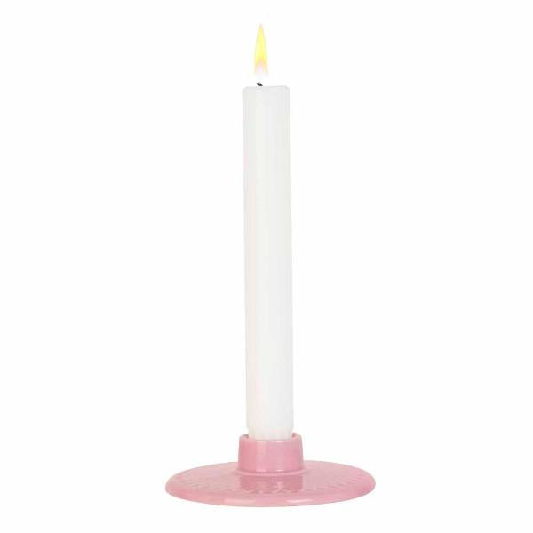 Rhombe Color lysestake 3 cm rosa