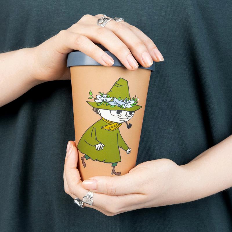 Mummi reisekopp 45 cl Snusmumrikken på eventyr brun