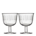 Swedish Grace glass på stett 28 cl 2 stk klar