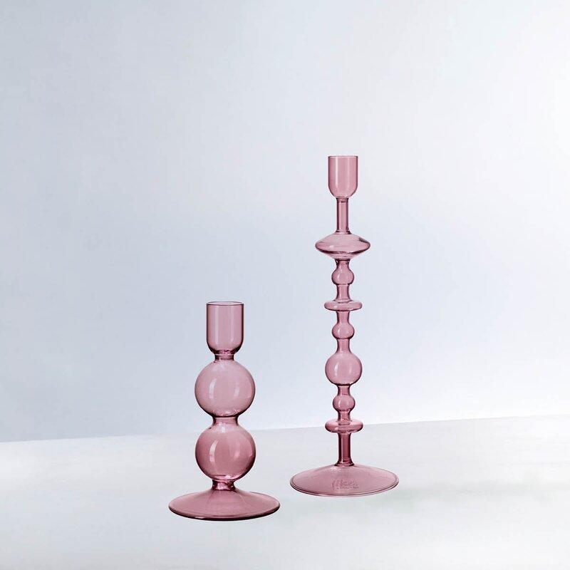 Like Home lysestake 13,5 cm grape
